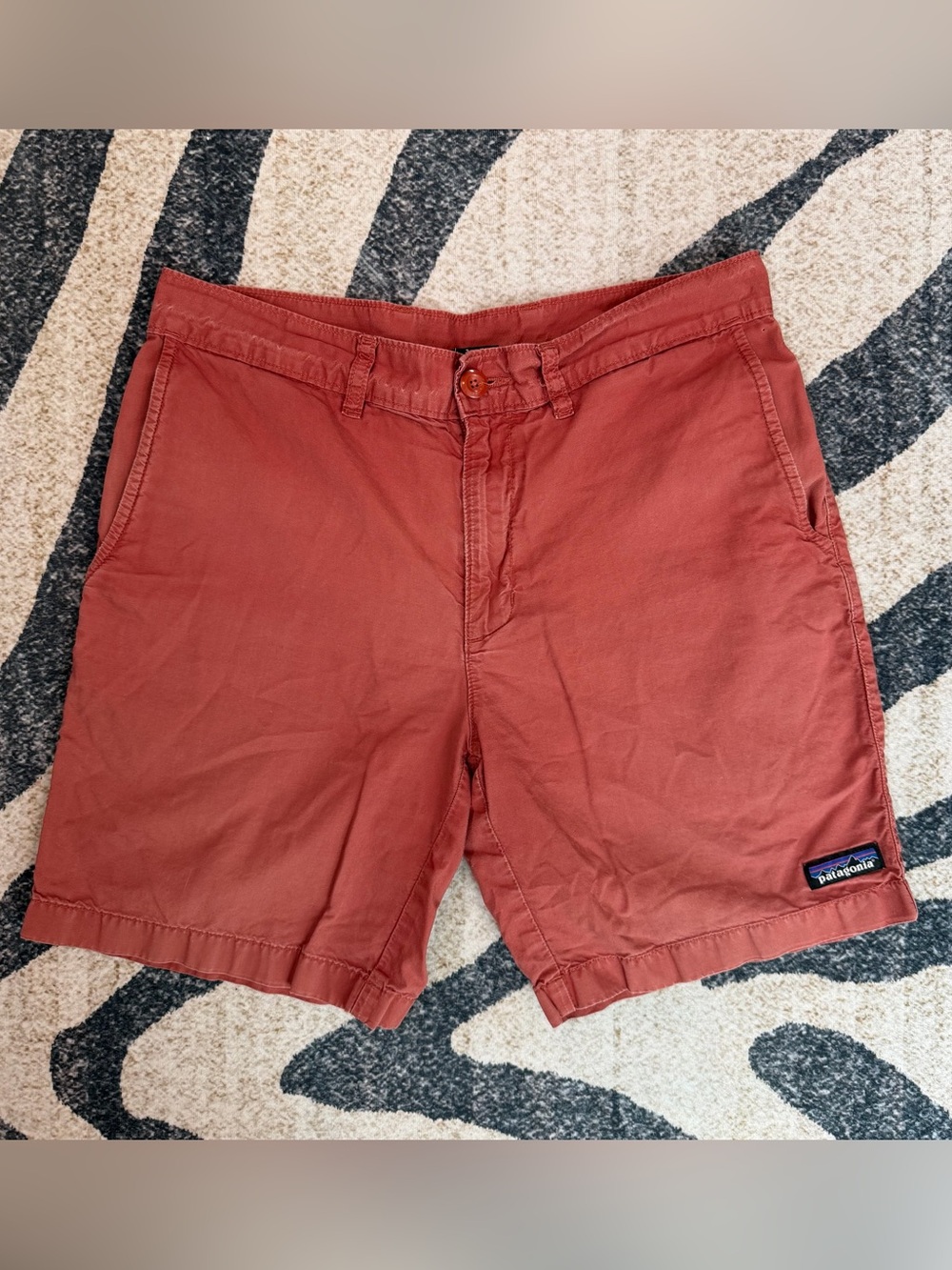 Patagonia Men's Lightweight All-Wear Hemp Shorts Organic Cotton 8” Red 30